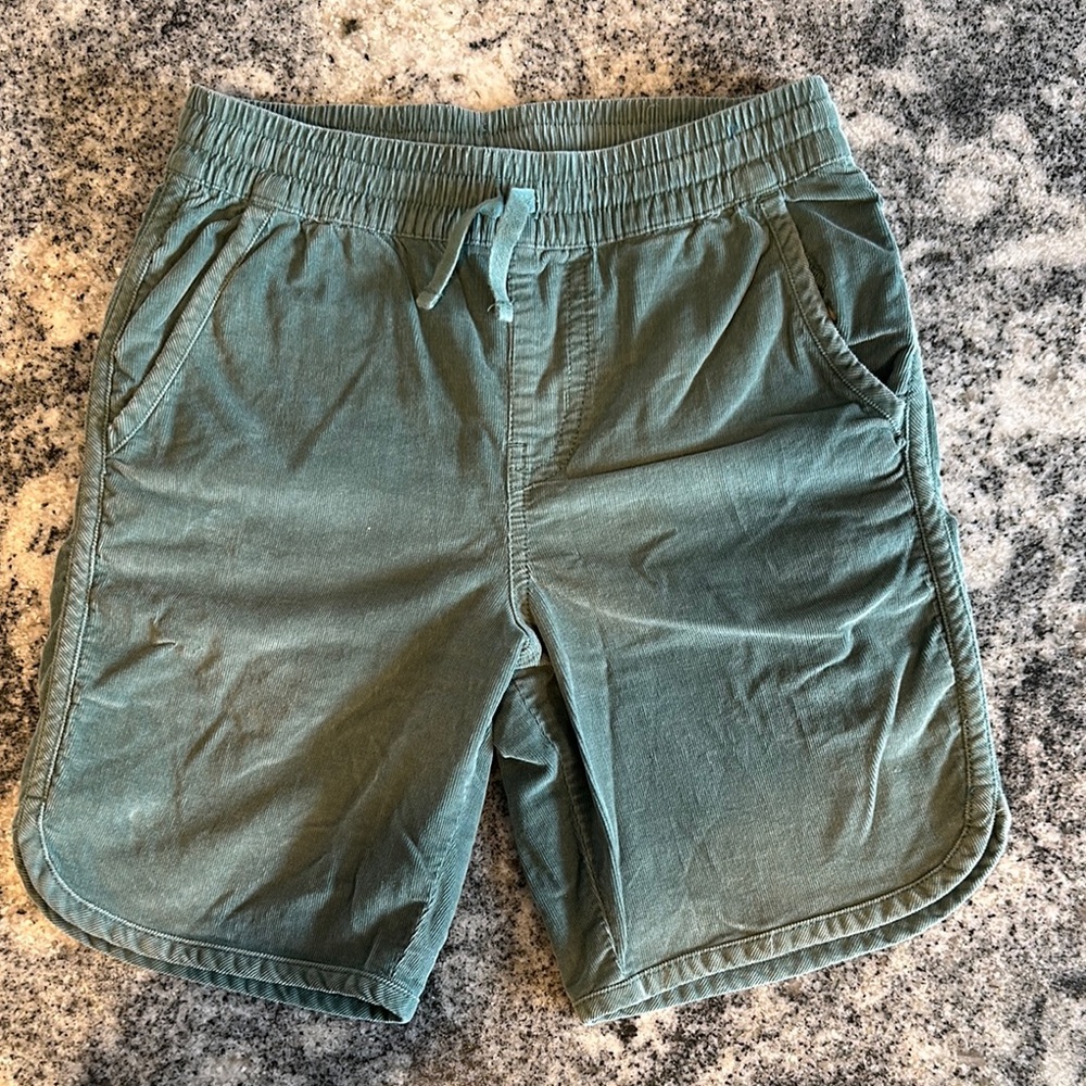 Kids Green Casual Shorts